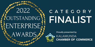 Kalamunda Chamber of Commerce 2022 Outstanding Enterprise Awards category finalist